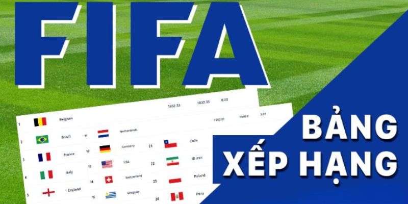 Thông tin về thứ hạng FIFA của tuyển Việt Nam