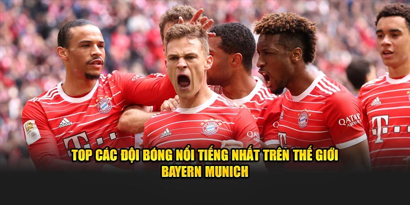 Top các đội bóng nổi tiếng nhất trên thế giới​ Bayern Munich